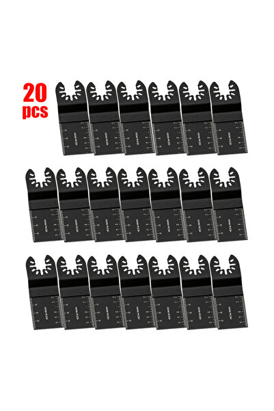 Choice 20PCS 20PCS 34mm Universal HCS Oscillating Multi Tool Saw Blades for M...