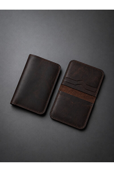 leathermood % 100 Hakiki Deri El Yapımı İtalyan Erkek Cüzdan & Kartlık Minima...