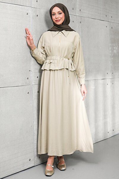 İmajButik Stone Zippered Jacket and Skirt Set