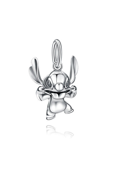 Choice38 b4746 Disney 2026 New 925 Silver Cute Lovely Stitch Lilo Pendant Bea...