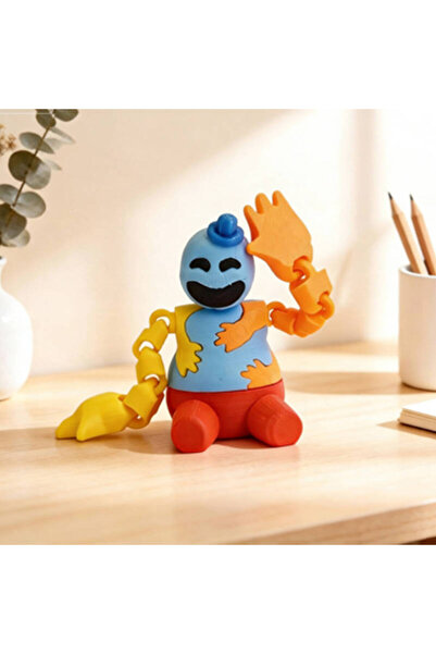 Choice Long Limbs 3D Printed Articulated Long Limbs Monster Figure with Big M...