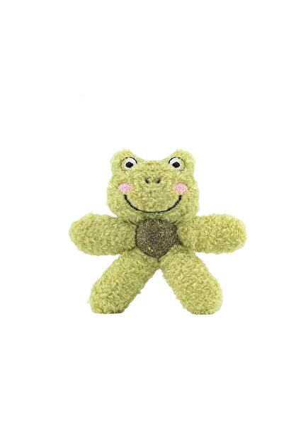 Choice1 Frog Funny Plush Cat Toy Teeth Cleaning Catnip Toy Kitten Licking Bal...