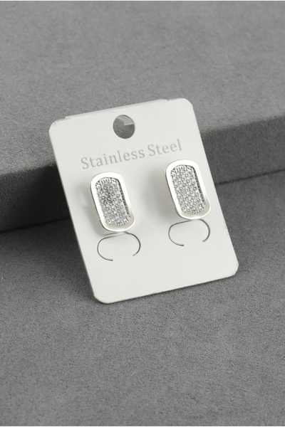 ÖZÇTAKI 316 L Stainless Steel - Anti-Allergic - Non-Tarnish - Zircon Stone - ...