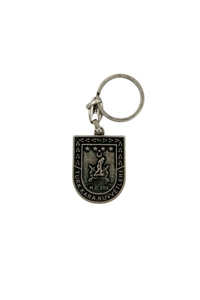 KORDAK Turkish Armed Forces Dark Metal Keychain