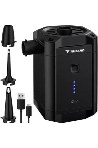 Trizand Portable electric pump, TRIZAND, Battery-powered Mattress Pump 20790,...