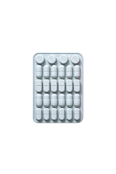 Choice1 Blue 1Pcs Pill Shape Silicone Molds Pill Shape Themed Baking Moulds F...
