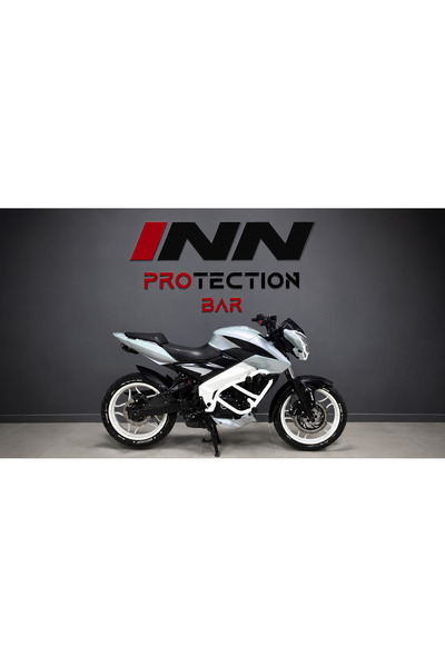 NS200&125 UYUMLU ÖZEL YAPIM 6 TAKOZLU BEYAZ KORUMA DEMİRİ