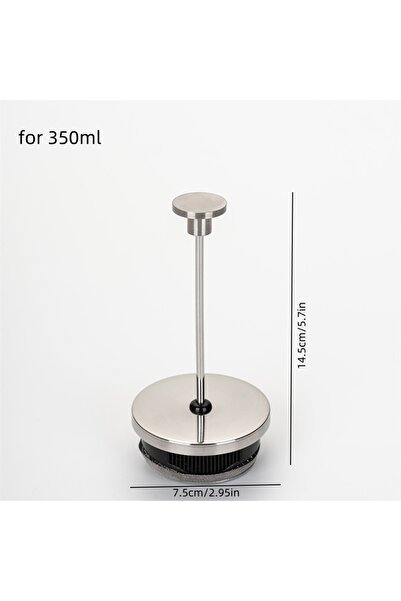 Choice 350ML-75 145mm Stainless Steel Plunger Rod & Filter Assembly Replaceme...