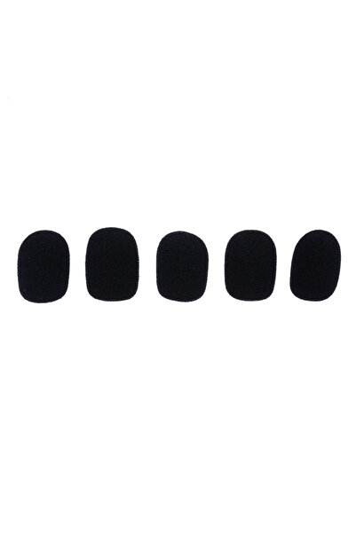 choice2 5 PCS Soft Elastic Sponge Microphone Head Cover for Headset Collar Mic