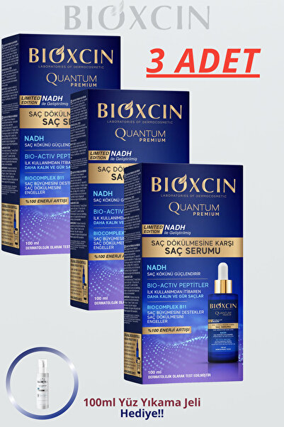 Bioxcin Quantum Premium (Bio-Activ Peptitler BioComplex B11 Nadh) Saç Dökülme...
