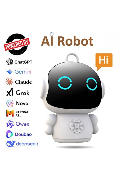 Choice روبوت ذكي أبيض جديد لعام 2025 مع تقنية التعرف على الصوت بالذكاء الاصطن...