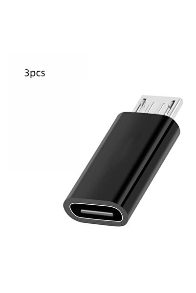 Choice1 محول شحن صغير من النوع C إلى Micro USB لأجهزة Android من Black3PCS لـ...