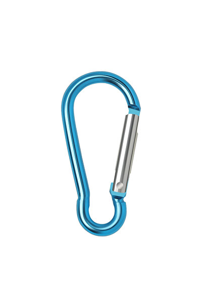 Choice5 Sky blue 5pcs Aluminum Carabiner Key Chain Clip Outdoor Camping Keyri...