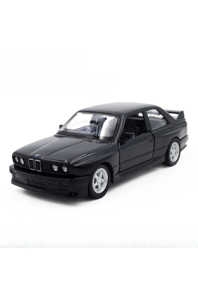 Choice Black 1:36 BMW M3 1987 Alloy Car Model Diecast Toy Tires Wheel Pull Ba...