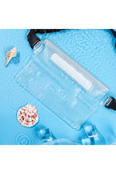 Choice1 White 3-Layer High Waterproof Sealing Phone Dry Bag - Large Size Tran...