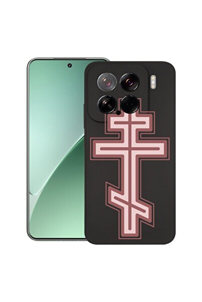 bestcase ¬Æ Husa pentru Xiaomi 15, Classic Cross Red, Slim Silicon 0.8MM, Ant...