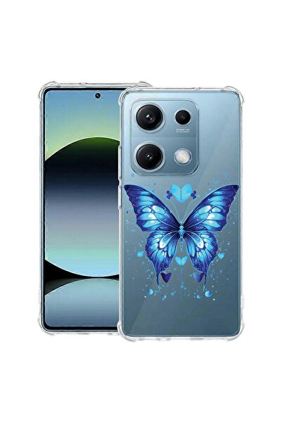 bestcase Αντικραδασμική Θήκη για OPPO Reno13 με Σχέδιο Μπλε Πεταλούδας, 20520...