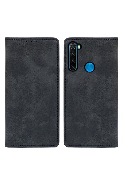 Sonique Θήκη Πορτοφόλι Vintage Magnet Wallet Xiaomi Redmi Note 8T Μαύρο