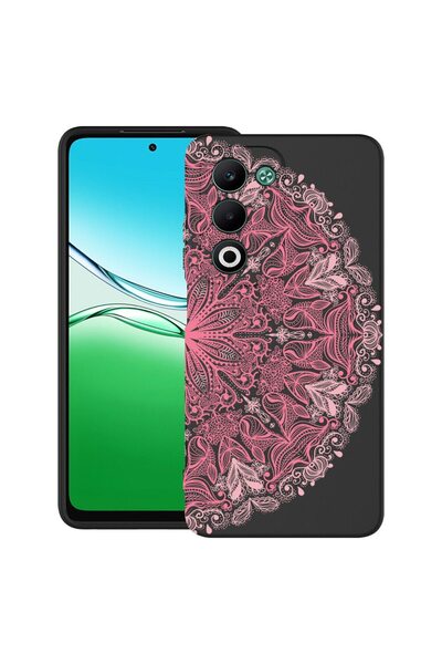 bestcase Θήκη για Xiaomi Redmi 15 4G (171 χιλιοστά) με Σχέδιο Δαντέλας Ροζ, T...