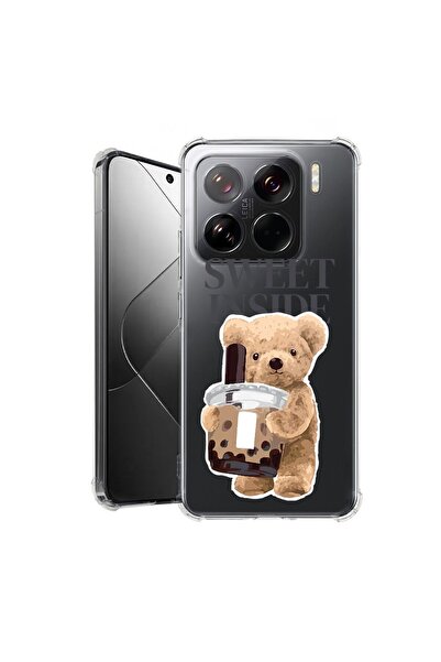 bestcase Θήκη για Xiaomi 15 Pro, Αντικραδασμική 1.5MM, Χαριτωμένο σχέδιο αρκο...