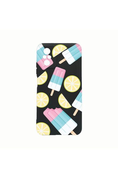 bestcase Силиконов калъф, съвместим с Xiaomi Poco F4, Цвят  "Сладолед ", Усто...