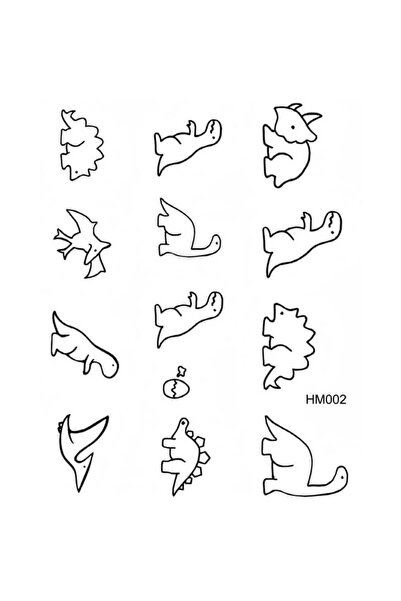 choice2 1PCS 01 Black White Finger Temporary Tattoo Stickers Ins Style Cute D...