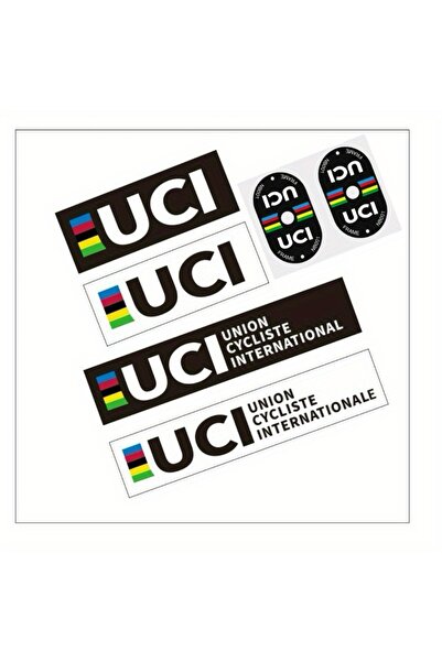 Choice 6 قطع (6 أوراق/قطعة)، ملصقات دراجات UCI وملصقات زخرفية - مناسبة للدراج...