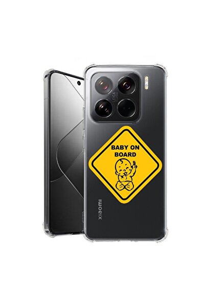 bestcase ¬Æ Husa pentru Xiaomi 15 Pro, Anti Shock 1.5MM, Baby On Board, Prote...