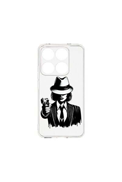 bestcase Husa pentru Xiaomi 14T, BestCase¬Æ Clear Silicon 2MM, Gangster Woman...