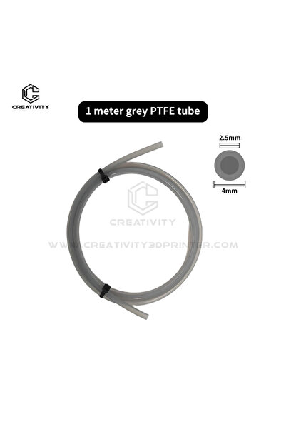 Choice5 2M Gray PTFE Tube for Lab P1P P1S P2S X1 X1C A1 H2D K1 AD5M Bowden Ex...
