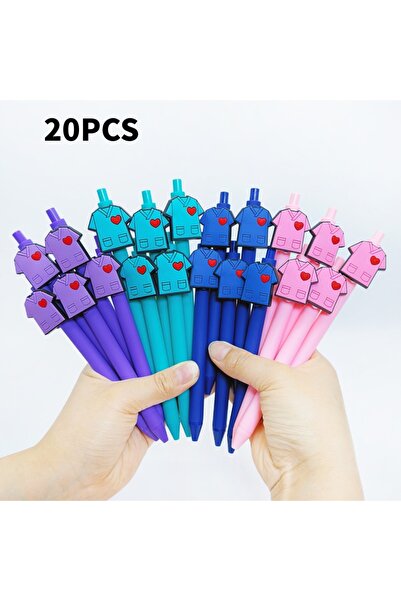 Choice 20PCS 10PCS/20PCS simple medical clothing modeling ballpoint pen, colo...