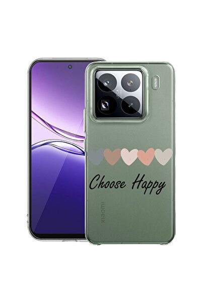 bestcase ¬Æ Husa Clear Slim Silicon Compatibila cu Xiaomi 15, Choose Happy, 2...