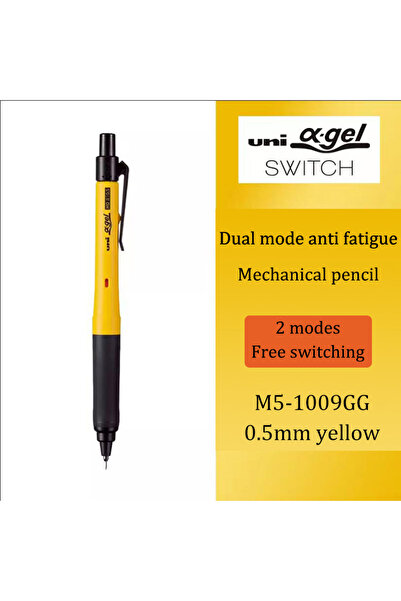 Choice yellow0.5mm Japanese UNI Mechanical Pencil M5-1009GG Anti Fatigue Stud...