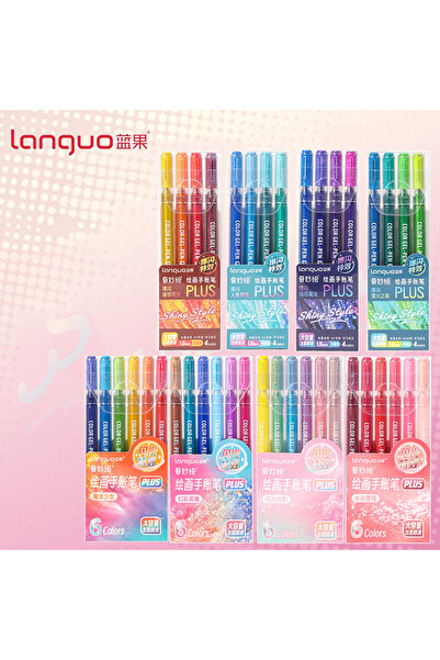Choice10 مجموعة أقلام جل لامعة من LANGUO بـ 40 لونًا (6/88 لون) بسمك 1.0 مم ل...