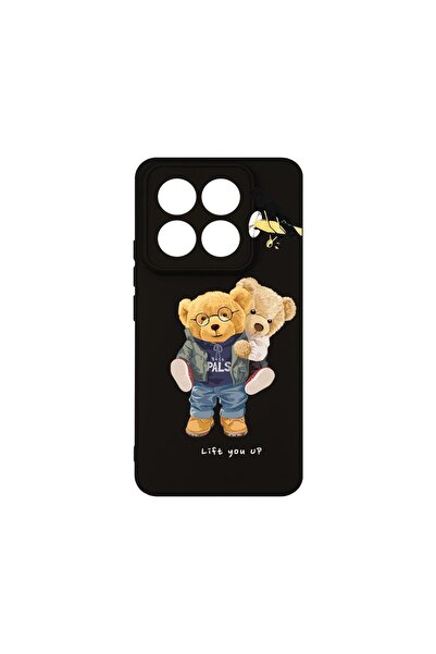 bestcase Husa pentru Xiaomi 14T Pro, BestCase¬Æ Slim SIlicon 0.8MM, Teddy Bea...
