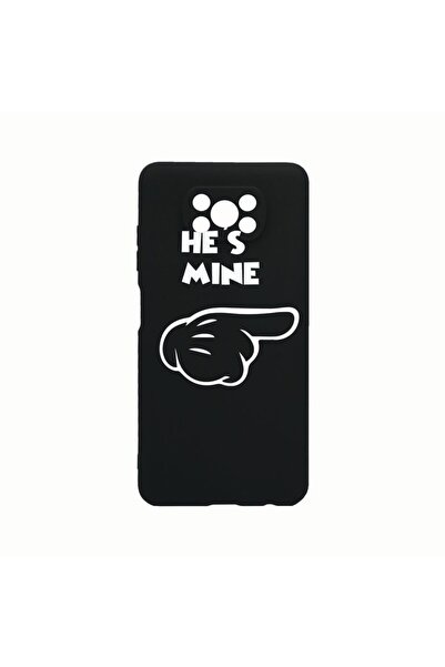 bestcase Силиконов калъф, съвместим с Xiaomi Poco X3 Pro, Надпис  "He's Mine ...
