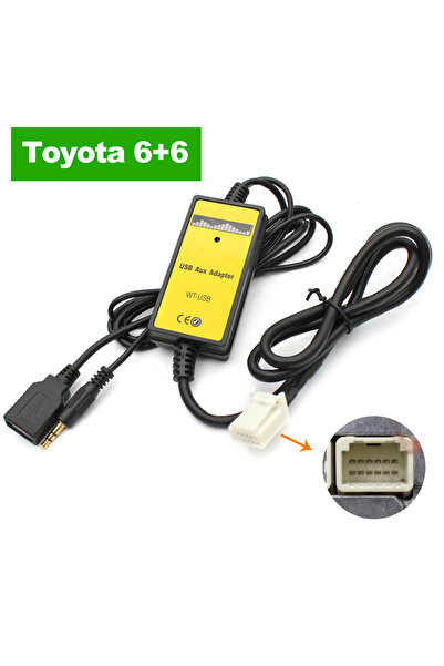 Choice محول CD للسيارة من بلاك مونيت، 2 في 1 مع مدخل USB وAUX لتويوتا أفينسيس...