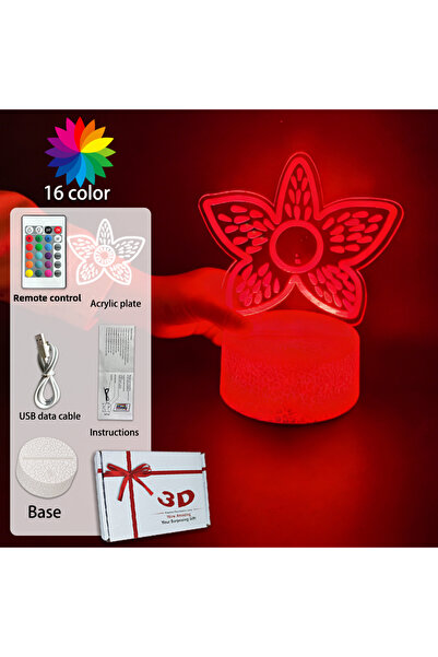 Choice5 مصباح LED ثلاثي الأبعاد على شكل زهرة من بانداي Thing01-Cr16color-HZ م...