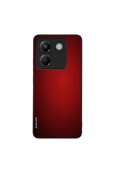 Sonique Θήκη Carbon Series για Xiaomi Poco M7 Pro 5G Κόκκινο