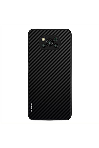 Sonique Θήκη Carbon Series για Xiaomi Poco X3 NFC / Poco X3 Pro Μαύρο