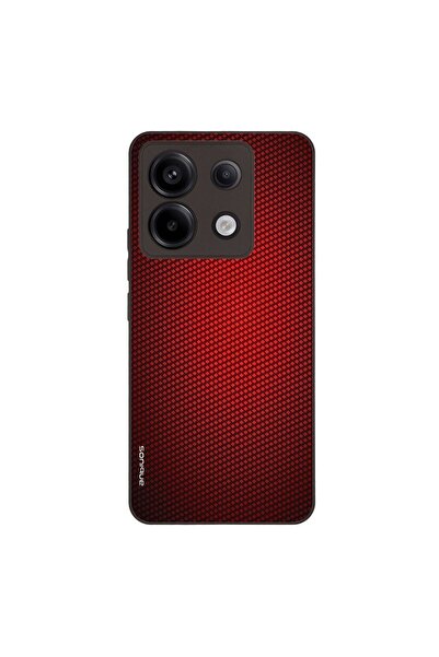 Sonique Θήκη Carbon Series για Xiaomi Redmi Note 13 Pro 5G / Poco X6 5G Κόκκινο
