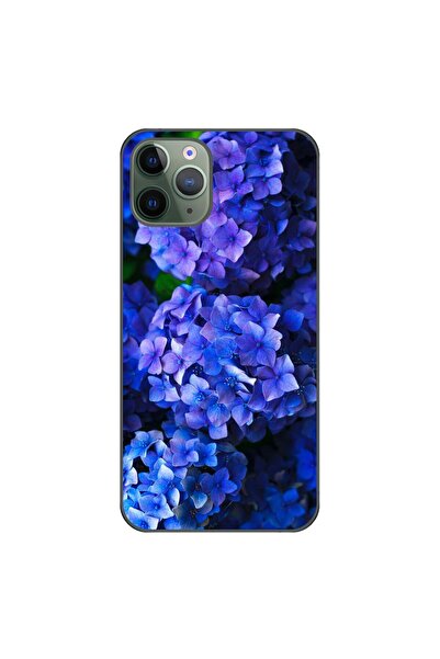 OEM Husa compatibila cu Apple iPhone 11 Pro Max Silicon Gel Tpu Model Hortensii