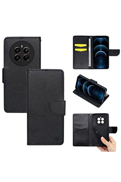 Sonique Θήκη Πορτοφόλι Trend Wallet Realme 12 Plus 5G Μαύρο