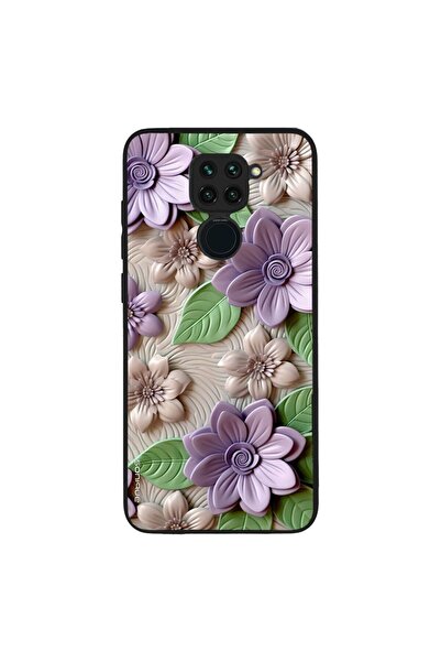 Sonique Θήκη 3D Flower Series για Xiaomi Redmi Note 9 Βιολετί