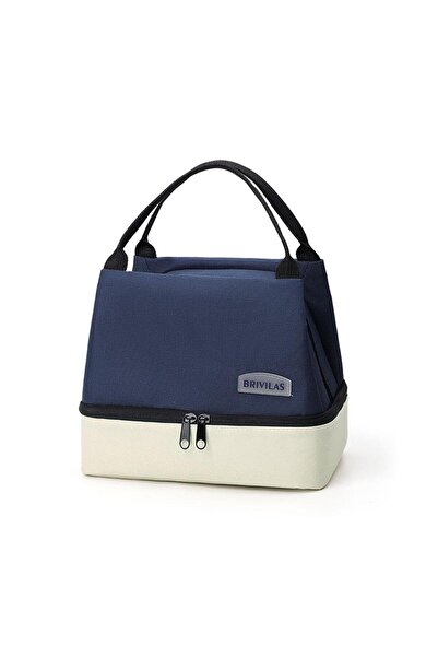 choice2 D Double-layer Insulated Handbag Lunch Bag With Should Strap Handle C...