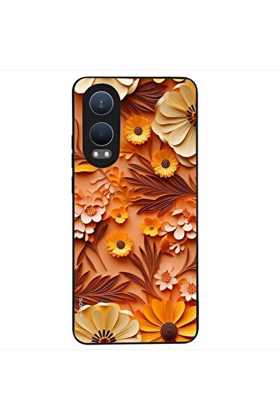 Sonique Θήκη 3D Flower Series για OnePlus Nord CE 4 Lite 5G Πορτοκαλί