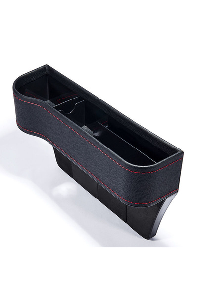 Choice left Leather Car Cup Holder Seat Organizer Holder Auto Seat Gap Storag...