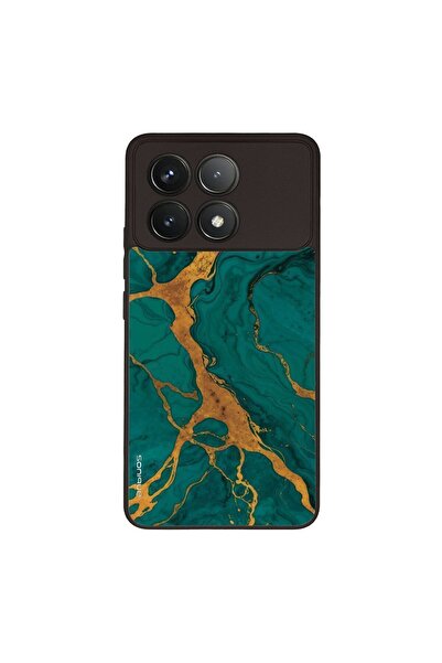 Sonique Θήκη Marble Series για Xiaomi Poco F6 Pro 5G Πράσινο