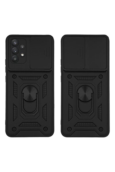 Sonique Θήκη Ring Armor CamPro για Samsung Galaxy A32 5G Μαύρο