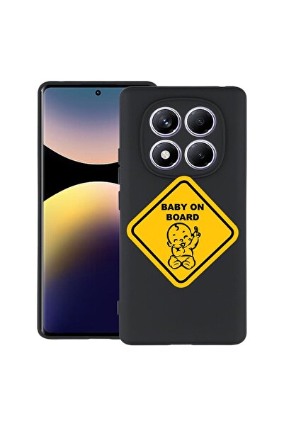 bestcase Калъф за Xiaomi Redmi Note 14 Pro 4G, Бебе в колата, Тънък силиконов...